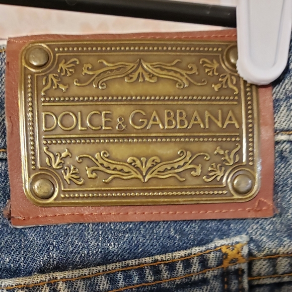 Dolce & Gabbana Mid-Rise Medium Blue Jeans Women Size 44 (Italian size)DP1J 9827 - Picture 4 of 12